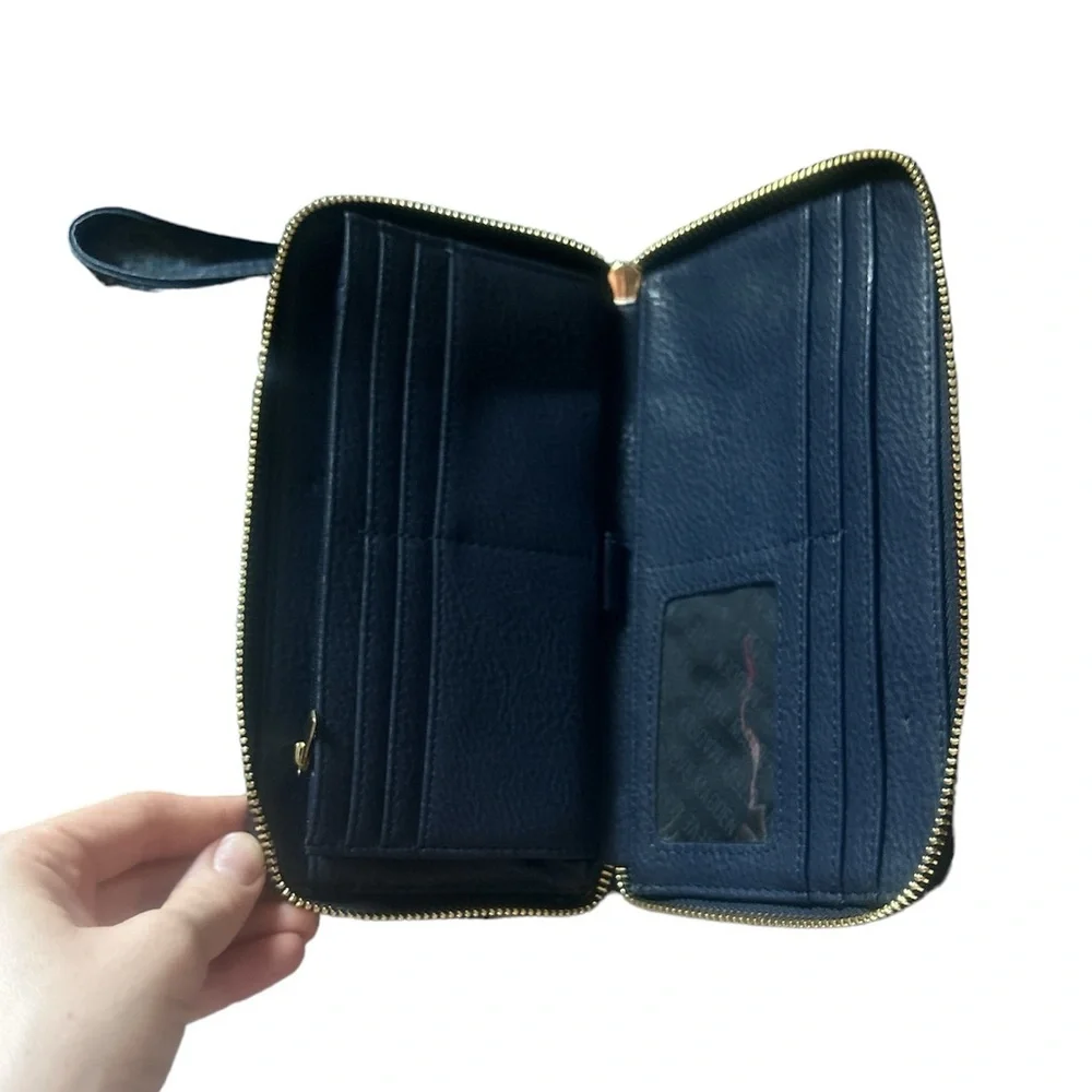 (NWT) Steve Madden - Women Navy Wallet - Picture 5 of 10
